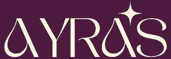 Logo of AYRAS on a dark purple background